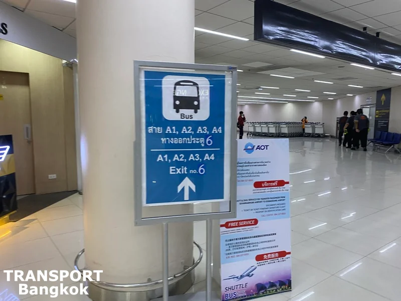 Airport Bus Service to and from Bangkok Don Mueang Airport