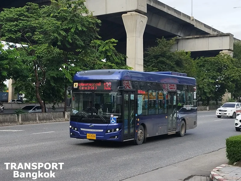 Electric Air-Conditioned Bus (Dark Blue), operated by Thai Smile Group
