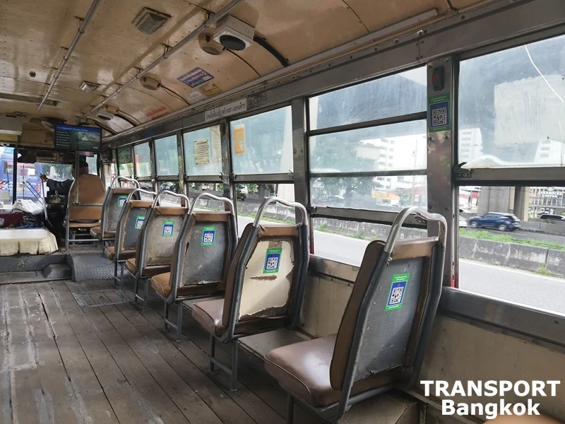 Inside Regular or Fan Bus Bangkok