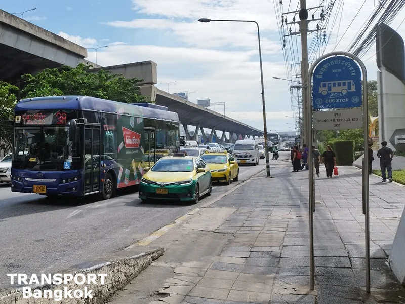 Bus Stop Sign Bangkok