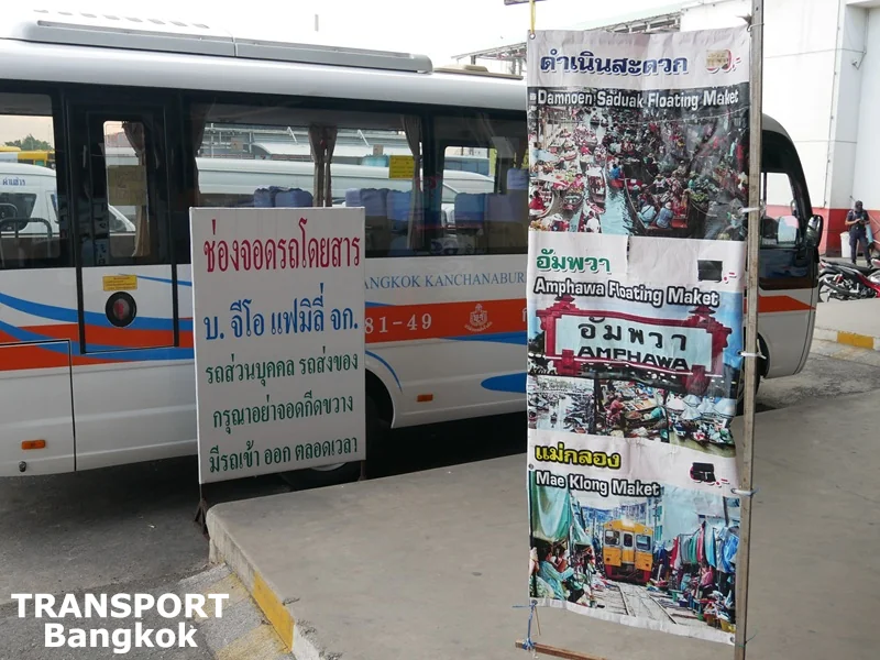 Sai Tai Mai Bus Station to Maeklong, Amphawa